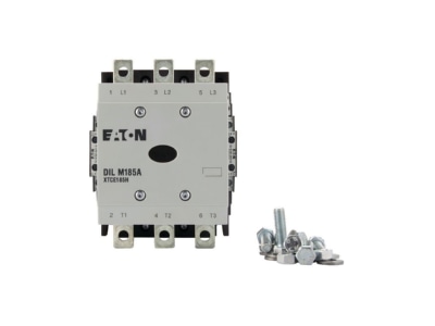 Front view 1 Eaton DILM185A 22 RAC440  Magnet contactor 185A 380   440VAC 0VDC
