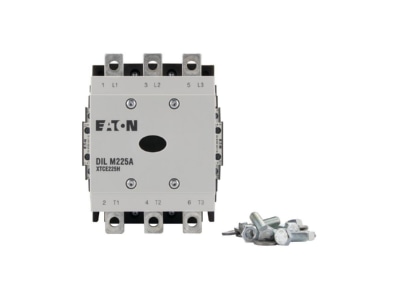 Front view 2 Eaton DILM225A 22 RAC48  Magnet contactor 225A 48   110VAC 0VDC
