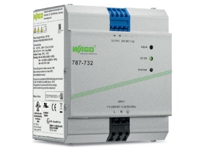 Produktbild WAGO 787 732 Stromversorgung 24V 10A