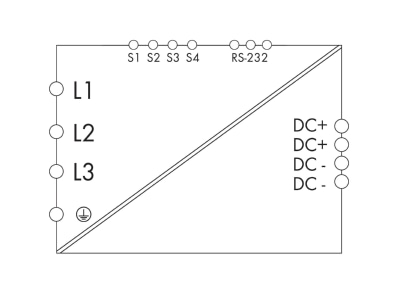 Schaltbild WAGO 787 850 Stromversorgung 24V 10A 3 Ph 