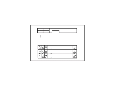 Schaltbild WAGO 289 617 Uebergabemodul Flachstecker 40 pol