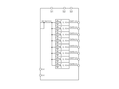 Circuit diagram WAGO 787 1668 Current monitoring relay 2   10A