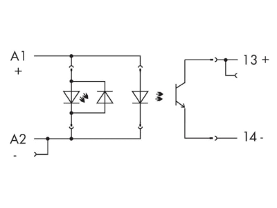 Schaltbild WAGO 788 701 SolidStateRelais Modul 24VDC 24VDC 5A