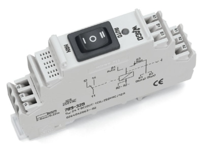 Produktbild WAGO 789 329 Schaltrelais Baustein 24VDC 1W Hand