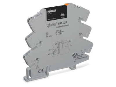 Produktbild WAGO 857 728 SSR Baustein 2A 230VACDC 24VDC