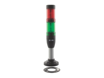 Front view 1 Eaton SL4 100 L RG 24LED Signal tower 2 fold 24VAC DC
