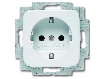 Product image Busch Jaeger 20 EUC 214 Socket insert alpine white with plug connection 
