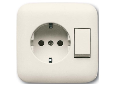 Product image Busch Jaeger 4310 6 EUJ 212 Combination switch wall socket outlet

