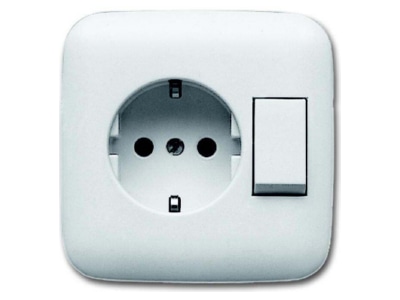 Product image Busch Jaeger 4310 6 EUJ 214 Combination switch wall socket outlet
