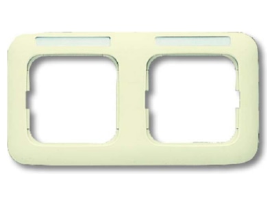 Product image Busch Jaeger 1732 NS 212 Frame 2 gang cream white
