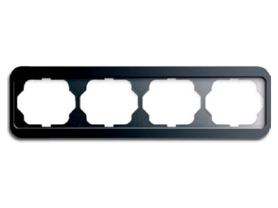 Produktbild Busch Jaeger 1724 20 Rahmen 4 fach platin  waager alpha