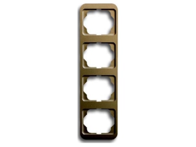 Produktbild Busch Jaeger 1734 21 Rahmen 4 fach bronze  senkr  alpha