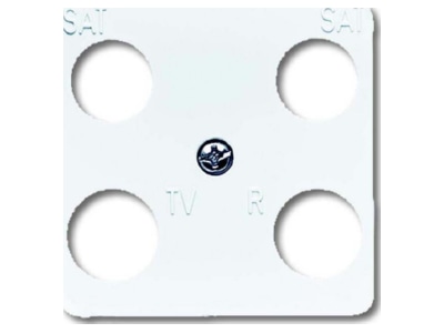 Produktbild Busch Jaeger 1743 04 214 Zentralscheibe aws Antenne  4 fach