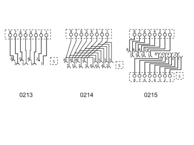 Wiring plan 2 Busch Jaeger 0215 RJ45 8 8  Data outlet white
