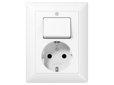 Produktbild Jung AS 5576 U WW SCHUKO Steckdose aws 16A 250V m Schalter