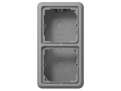 Product image Jung CD 582 A GR Surface mounted housing 2 gang grey
