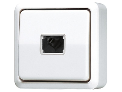 Product image Jung 634 A WW Push button 1 make contact  NO  white
