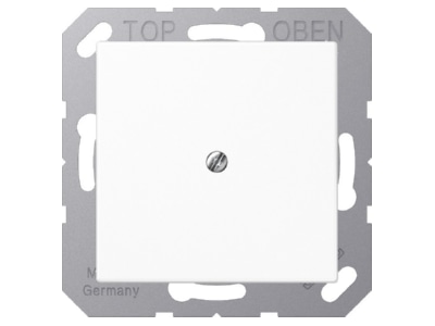 Product image Jung A 590 A WW Basic element with central cover plate
