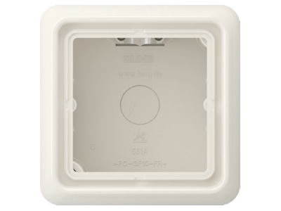 Product image Jung CD 581 A W Surface mounted housing 1 gang
