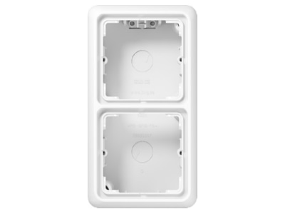 Product image Jung CD 582 A WW Surface mounted housing 2 gang white
