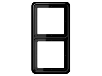 Product image Jung CD 582 SW Frame 2 gang black
