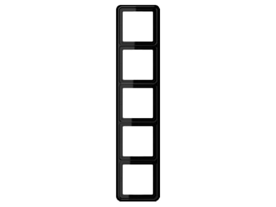 Product image Jung CD 585 SW Frame 5 gang black
