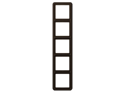 Product image Jung CD 585 BR Frame 5 gang brown
