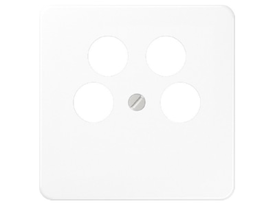 Produktbild Jung CD 561 4 SAT2 WW Abdeckung aws fuer 4L SAT TV Dose