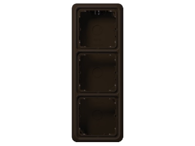 Product image Jung CD 583 A BR Surface mounted housing 3 gang brown
