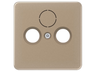 Produktbild Jung CD 561 SAT GB Abdeckung gold brz fuer Antennendose