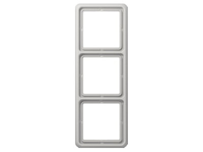 Product image Jung CD 583 LG Frame 3 gang grey
