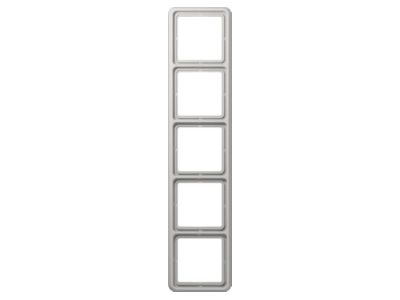 Product image Jung CD 585 LG Frame 5 gang grey
