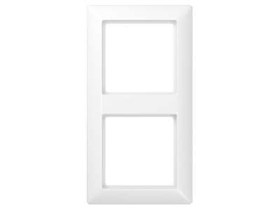 Product image Jung AS 582 WW Frame 2 fold alpine white horizontal vertical 
