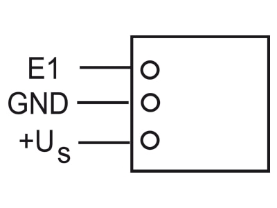 Wiring plan Busch Jaeger 6190 42 EIB  KNX temperature sensor 
