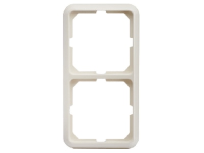 Product image 1 Elso 204200 Frame 2 gang cream white
