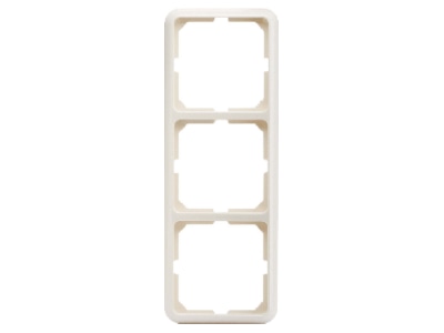Product image 1 Elso 204300 Frame 3 gang cream white
