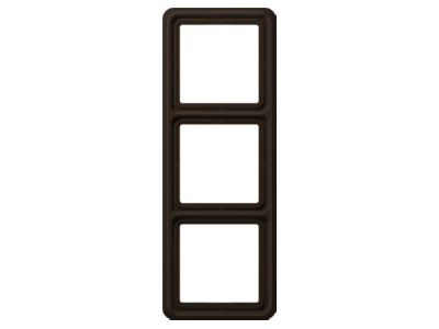 Product image Jung CD 583 WU BR Frame 3 gang brown
