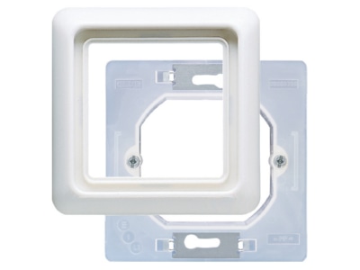 Produktbild Jung CD 681 WU WW Rahmen 1 fach aws kompl mit Flansch