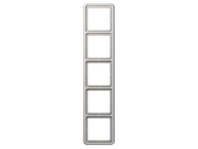 Product image Jung CD 585 WU LG Frame 5 gang grey
