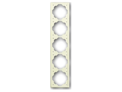 Product image Busch Jaeger 1725 72 Frame 5 gang cream white
