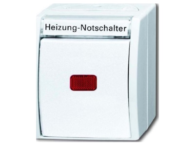 Product image Busch Jaeger 2601 2 SKWNH 54 2 pole switch surface mounted white
