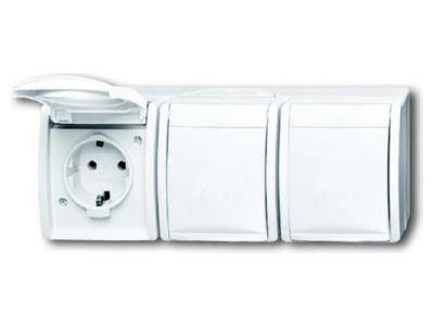 Produktbild Busch Jaeger 2300 3 EW 54 SCHUKO Dreifachsteckdose
