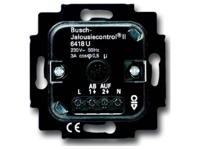 Product image Busch Jaeger 6418 U Roller shutter control flush mounted
