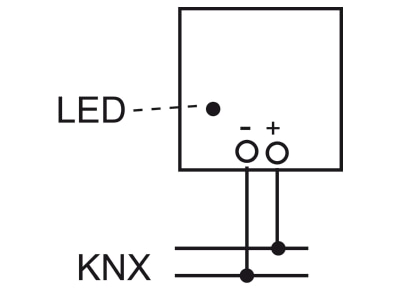 Wiring plan Busch Jaeger 6146 10 EIB  KNX analogue input 2 ch 