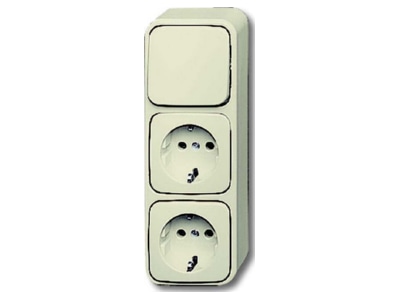 Product image Busch Jaeger 2601 6 2300 2 EAP Combination switch wall socket outlet
