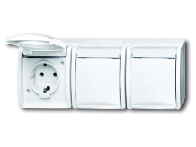 Product image Busch Jaeger 2300 3 EWN 54 Socket outlet  receptacle 
