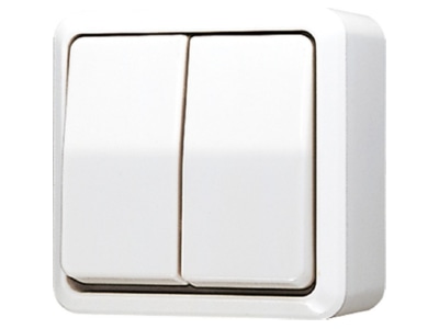 Product image Jung 605 A WW Series switch surface mounted white
