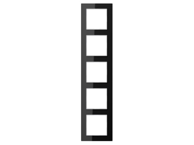 Product image Jung AC 585 GL SW Frame 5 gang black
