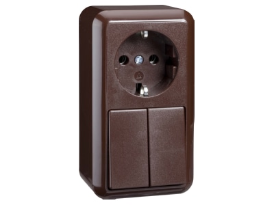 Product image 1 Elso 388502 Combination switch wall socket outlet

