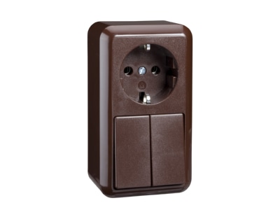 Product image 2 Elso 388502 Combination switch wall socket outlet